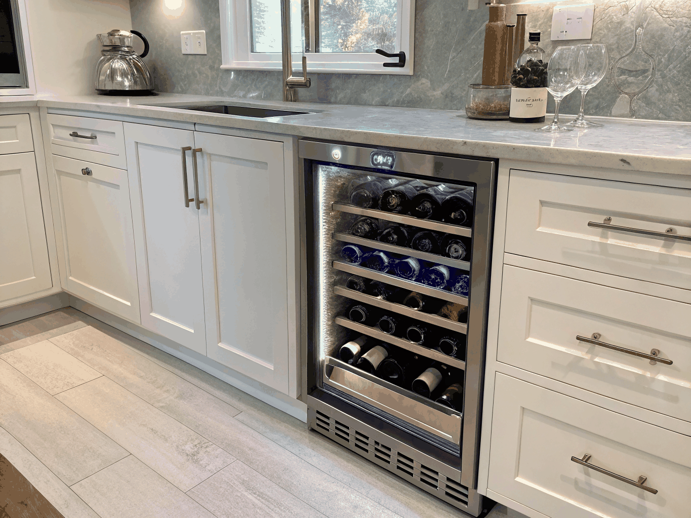 KitchenAid undercounter wine cellar maintenance
